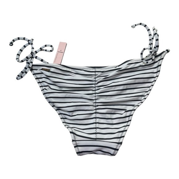 New NWT Victorias Secret Bottom Teeny Bikini String Tie Swim Small S Striped - Picture 2 of 16